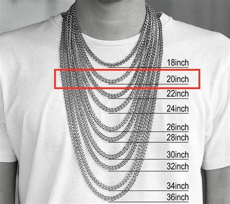 how to measure chain thickness|chain length chart.